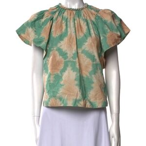 Ulla Johnson Rumi Flutter Sleeve top